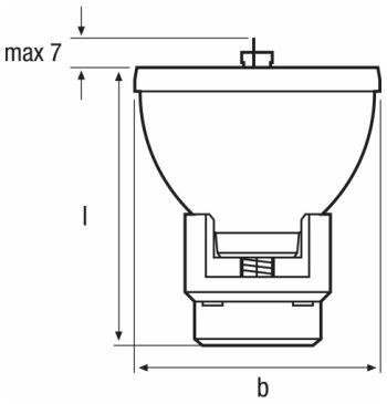 SIRIUS HRI 280 Halogen-Metalldampflampe