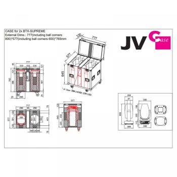 CASE für 2x BTX-SUPREME