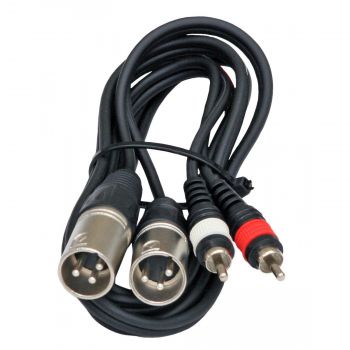 Audiokabel Cinchstecker auf XLR Stecker