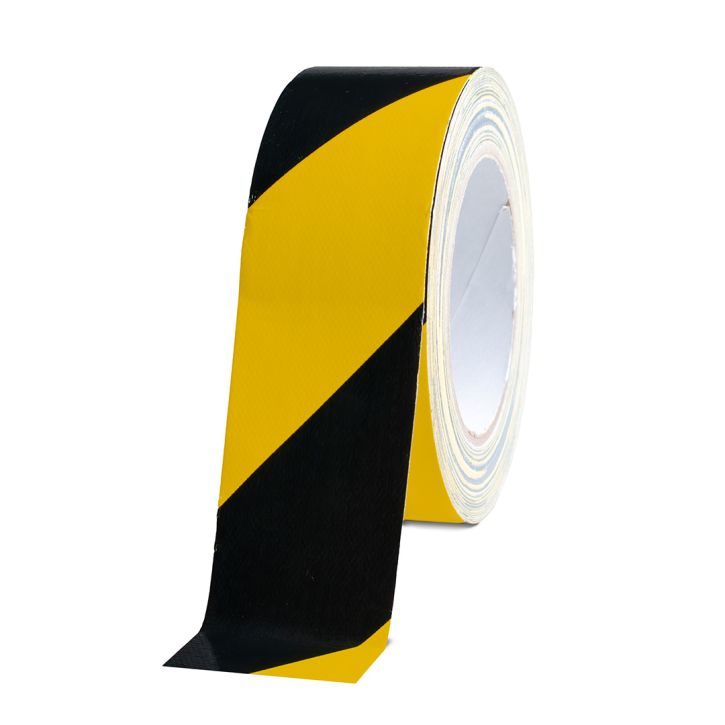 PVC-Warnband schwarz/gelb