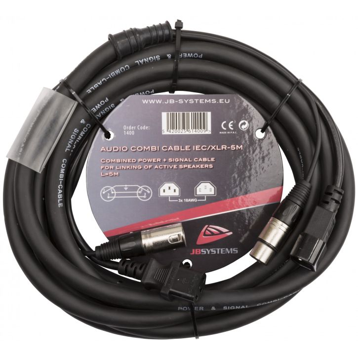 Audio Combi Cable IEC/XLR-5M