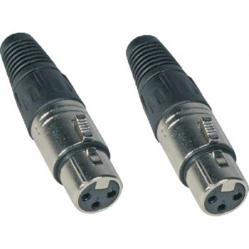 2 Stück XLR Kabelkupplungen