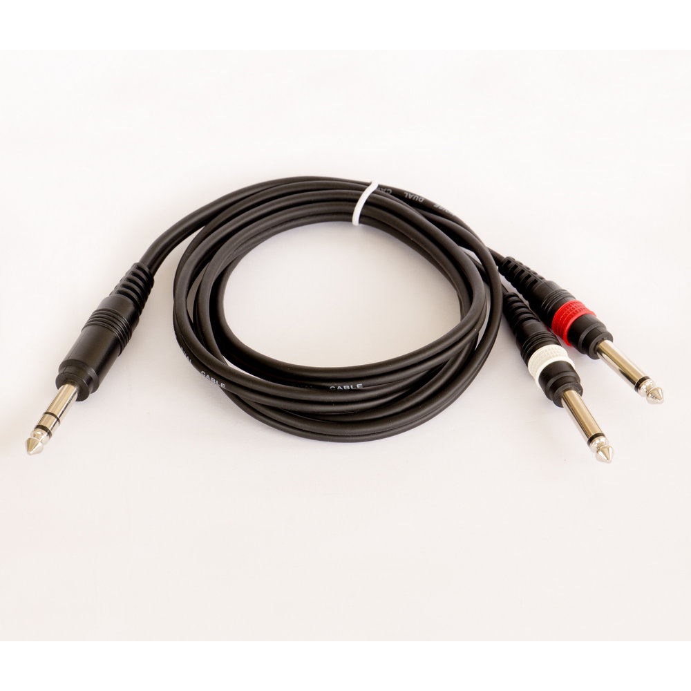 HILEC Signalkabel 1 x stereo Klinke auf 2 x mono Klinke