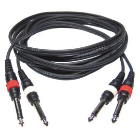 Audiokabel 2xmono Klinke/Klinke 1,5m