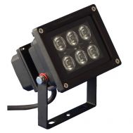 LED Outdoor Spot 6 x 1W rot