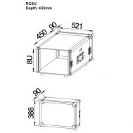 Flightcase 8 HE